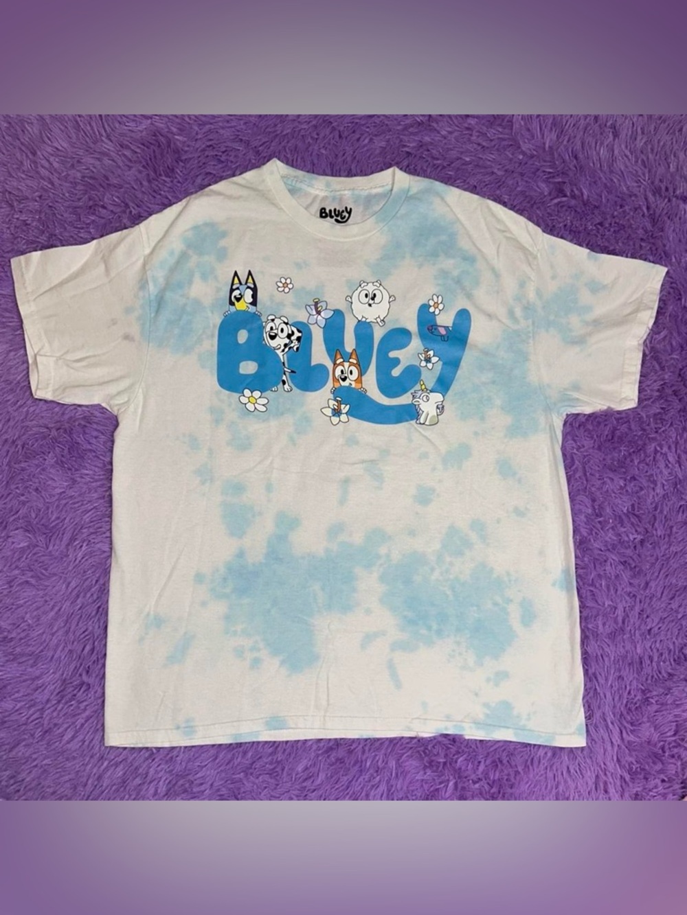 Bluey White and Blue T-shirt